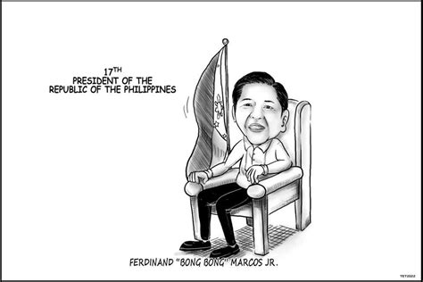 bbm editorial cartoon|BONGBONG MARCOS for President .